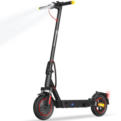 EVERCROSS EV10K Pro Patinete Electrico Adultos, 10'' Scooter Eléctrico Plegable, Patinete Eléctrico con 500W Motor, Batería de 410Wh, Velocidad Máx 25km/h, Control de Aplicación, Amortiguador Doble